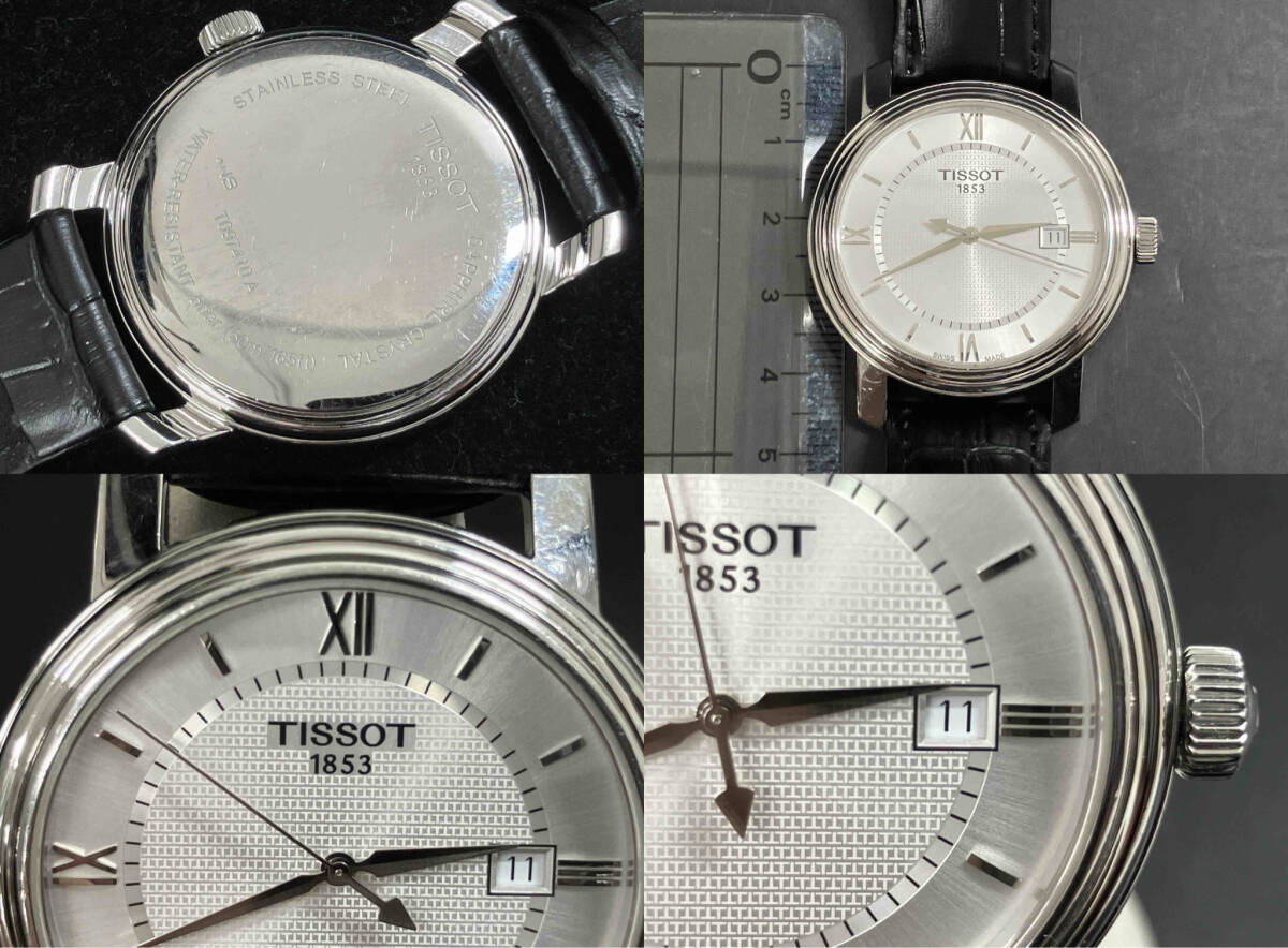 【used】 HC TISSOT 腕時計 1853 T109407 A TISSOT 1853 T097410A Used Watch Quartz Analog White dial