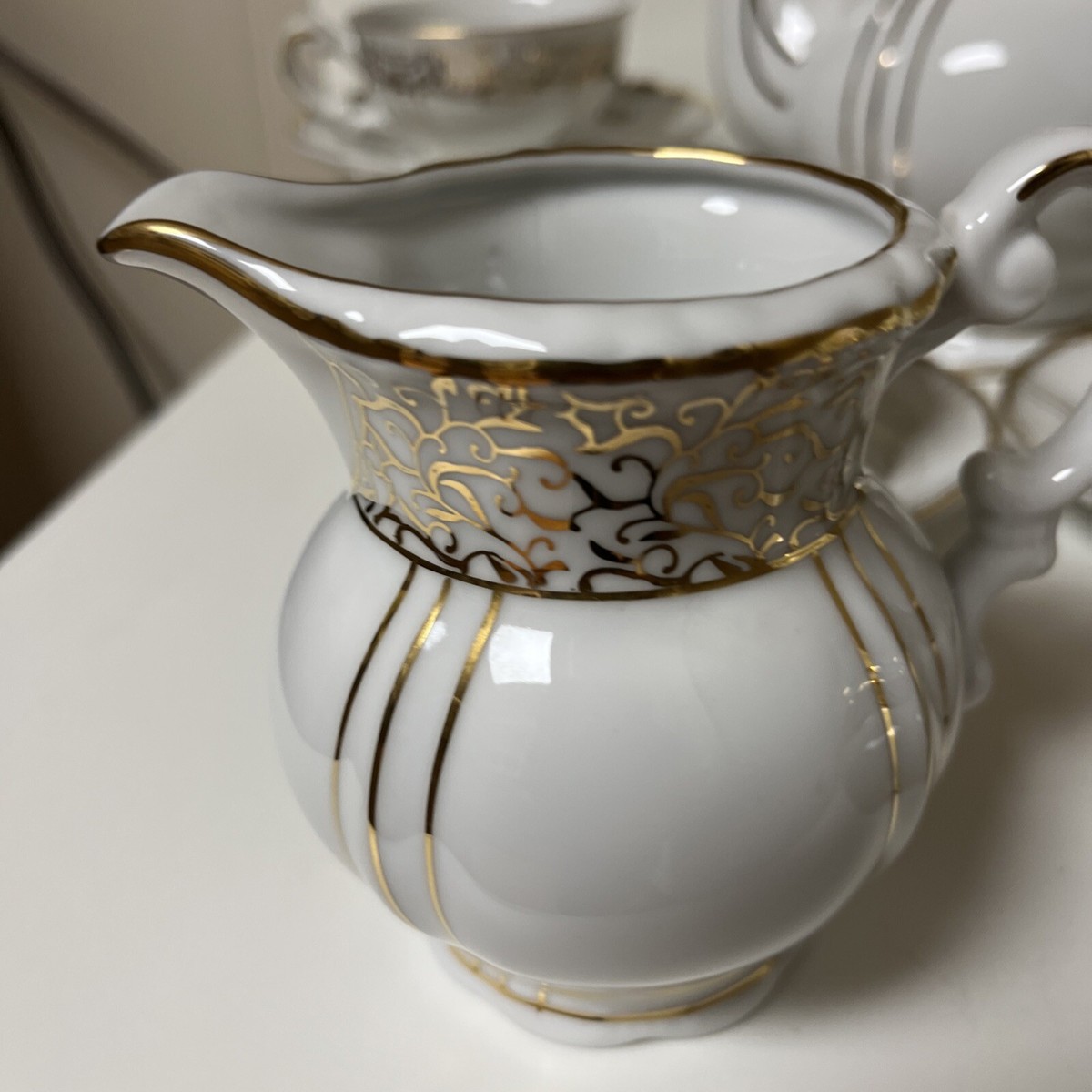 Vintage Seyei 17 piece FINE CHINA Demitasse SET 1030 JAPAN