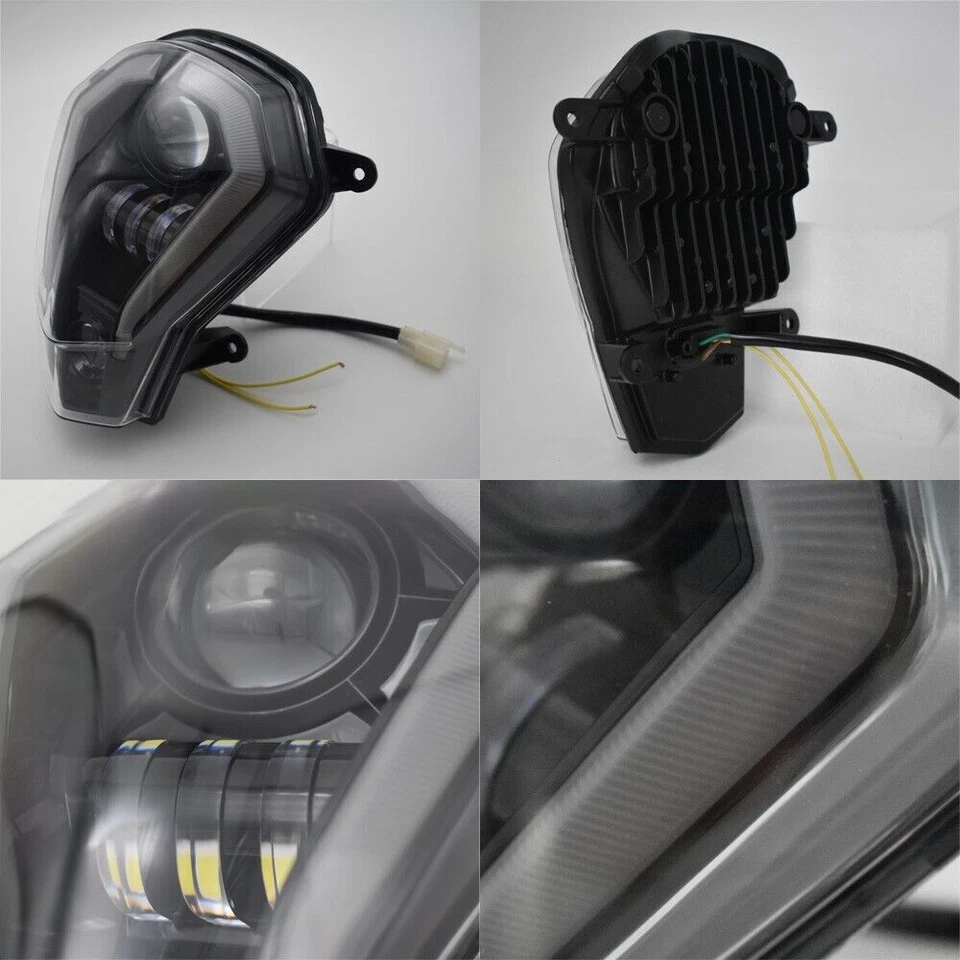 适用于 KTM Duke 390 250 200 125 2011 - 2016 DRL 带转向信号灯 LED 车头灯 — 第 3/4 张图片