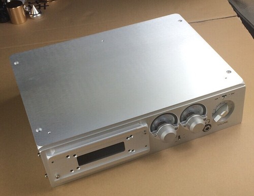 VU Amplifier Chassis Aluminum Box DIY HiFi Projiect Case size W320 H83 D246mm - Picture 3 of 12