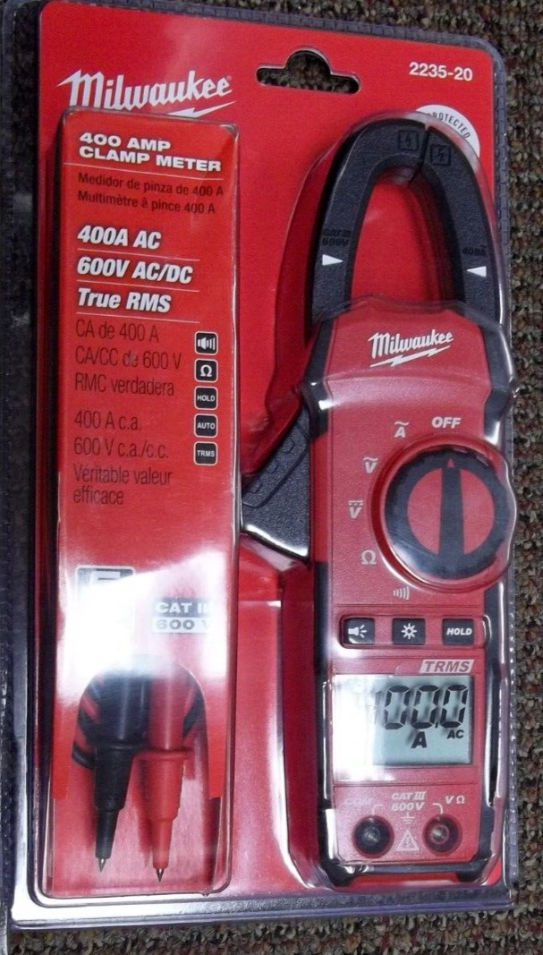 Milwaukee 400 Amp Clamp Meter 223520 eBay