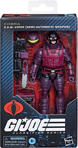 G.I. Joe Classified Series S.A.W. Figura de acción Viper de 6 pulgadas - Imagen 3 de 3