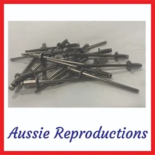 50x Stainless Steel ROSETTE Rivets *BULK LOT* GM Holden Statesman