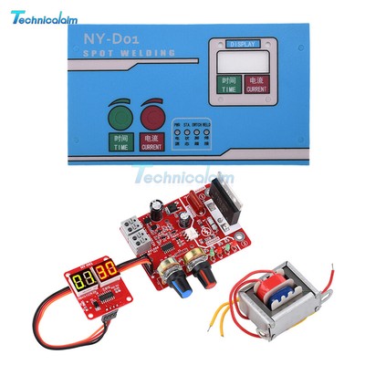 NY-D01 Single Pulse Spot Welding Machine Time and Current Control Board 40A/100A