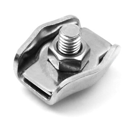 10x Design61 Simplex-Seilklemmen Für 4 Mm Drahtseil – Edelstahl A4, Rostfrei & Korrosionsbeständig