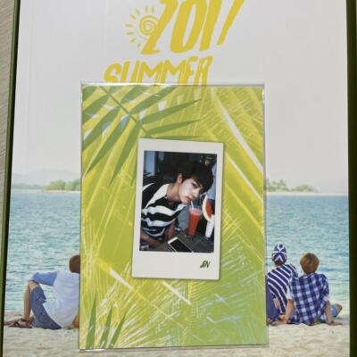 BTS Summer Package 2017 vol.3 JIN Selfie Book 12 page photobook JP