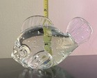 Vtg  Clear Glass Fish Hand Blown  Paperweight Art Controlled Bubbles￼ — photo 4