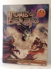 Tome Of Beasts 5E 2016 3rd Printing Hardcover VG FREE SHIPPING