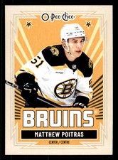 2025-26 O-Pee-Chee Retro #326 Matthew Poitras Boston Bruins