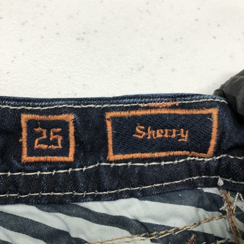 Pantalones de mezclilla Rock Revival para mujer 25 jerez bootcut lavado oscuro bolsillos bordados - Imagen 6 de 15