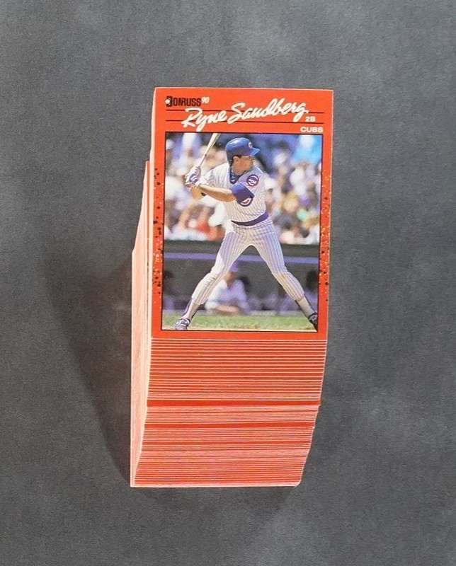 1990 DONRUSS #105 RYNE SANDBERG HOF LOT OF 75 MINT
