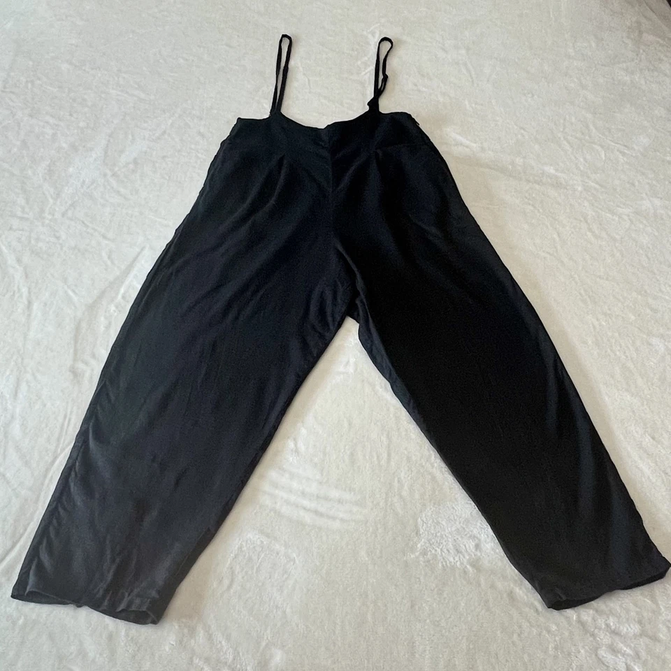 Mono Silence + Noise negro Cary con tirantes mezcla de lino talla 4 Foto 3 de 4