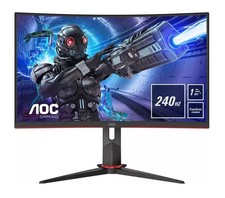 AOC C32G2ZE/BK Full HD 31.5" Curved 240Hz 1ms WLED Gaming Monitor Black