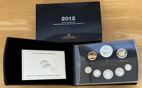 2012 Canadian Double Dollar SILVER $1 Proof Set (WAR of 1812)