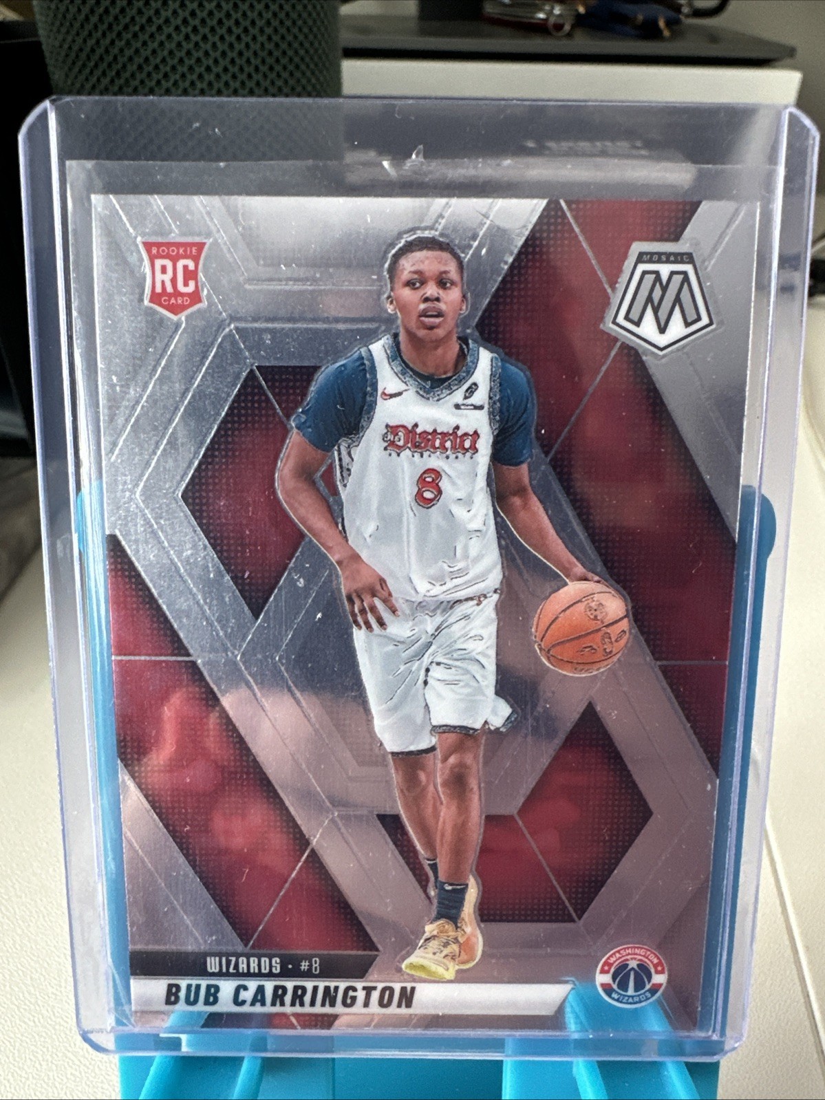 2024-25 Panini Mosaic - Rookies Bub Carrington #206 (RC)