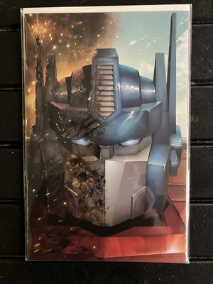 Transformers #1 10th PTG Virgin Tyler Kirkham Exclusive Optimus Prime 1