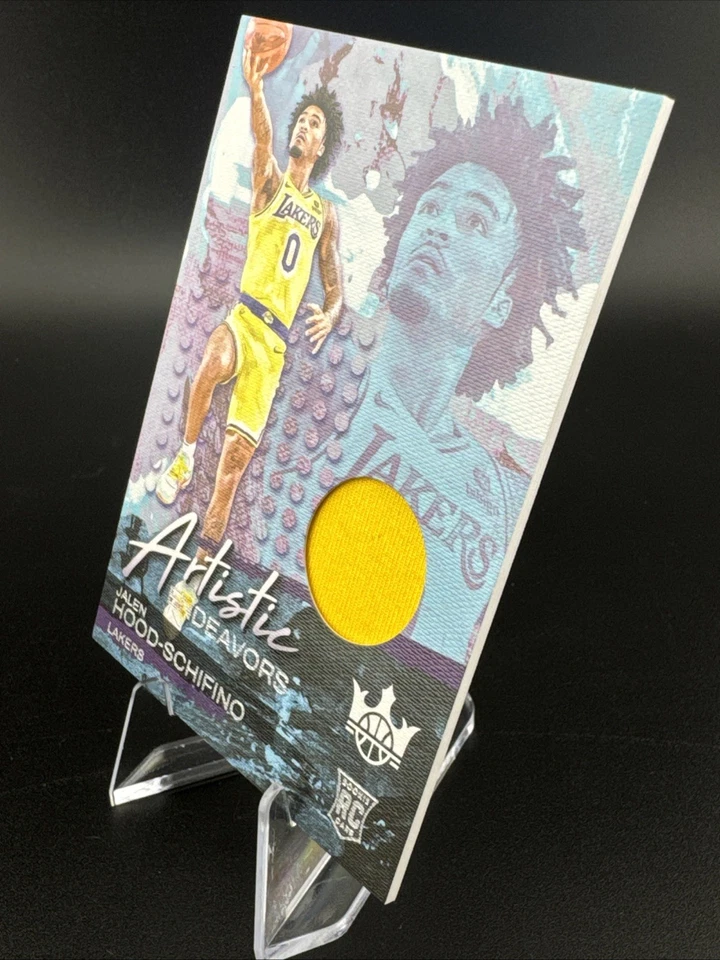 2023-24 Court Kings Jalen Hood-Schifino Rookie Patch Artistic Endeavors Lakers - Image 2 of 4