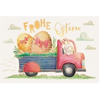 Ostern - Naturkarton - GlüCkwunschkarte Im Format 11,5 X 17 Cm Mit Umschlag - Ha