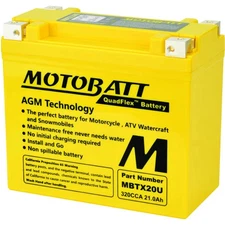 Motobatt Battery For Can-Am Commander 800R EFI 2011-2020 YB16LA; MBTX20U