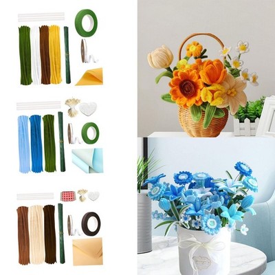 Pfeifenreiniger, Chenille Stiel, DIY Projekte für Heimfeste, DIY Blumen,