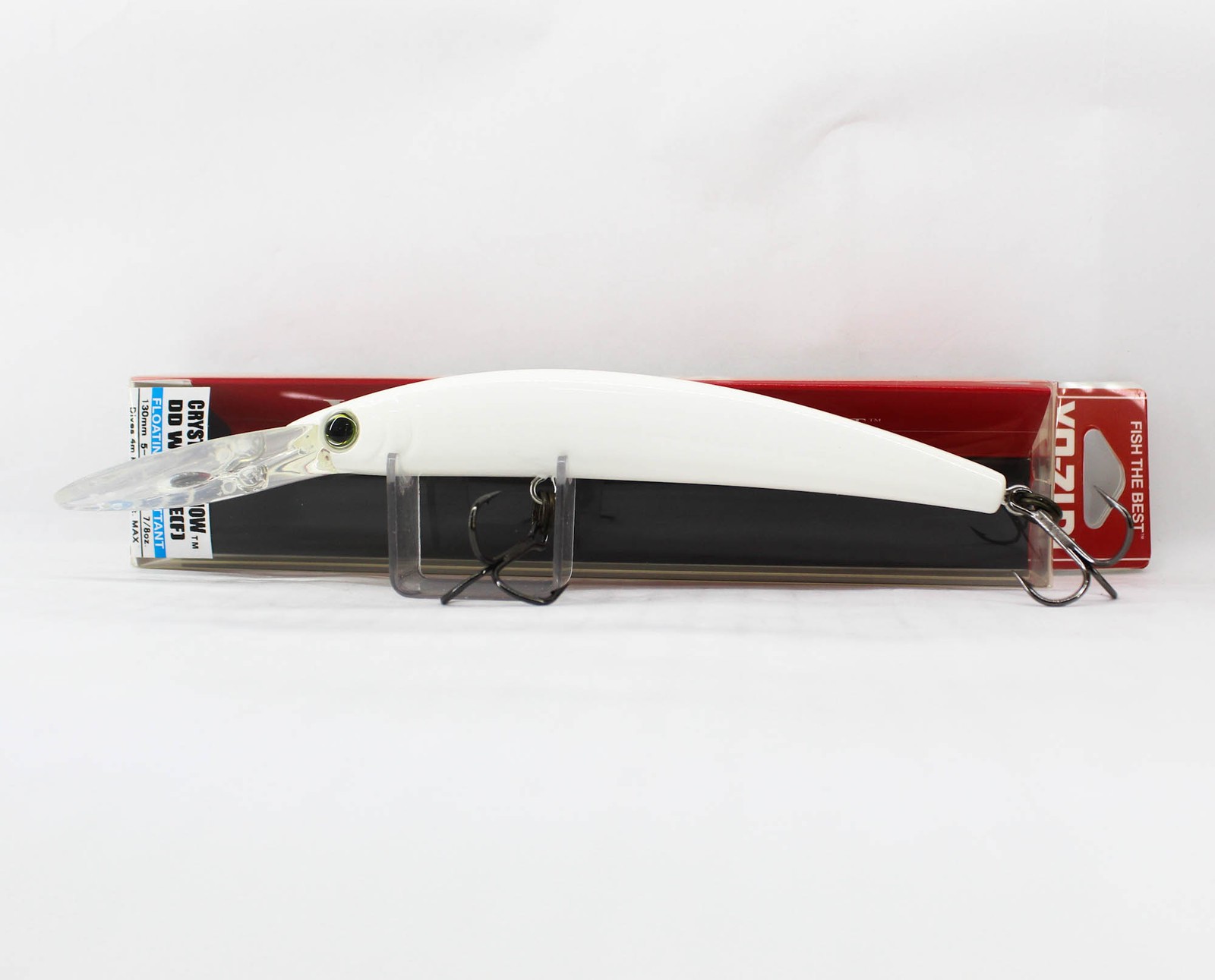 Yo Zuri Crystal Minnow DD Walleye 130 mm Floating Lure R1301-W (3679)