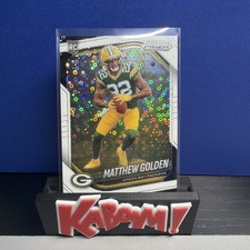 2025 Panini Prizm MATTHEW GOLDEN [#326] White Disco Prizm RC - Green Bay Packers