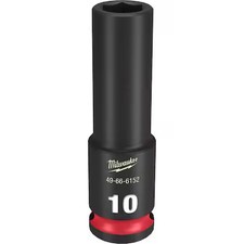 Milwaukee Tool 49-66-6152 10Mm Shockwave Impact Duty 3/8 In. Drive Deep Well 6