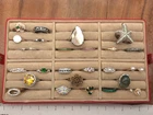 Vintage-Now Costume Fashion Jewelry Rings 25 Piece Mix Tone Crafters Ring Lot #9