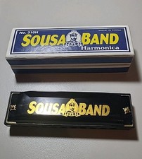 SOUSA BAND HARMONICA Vintage Musical Instrument MODEL NO. 310H in Original Box