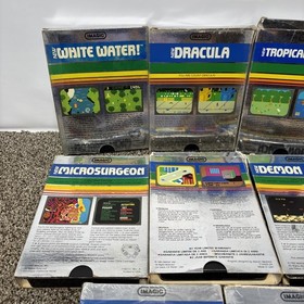 Intellivision Imagic Game Lot Of 8 Dracula Tropical Trouble White Water 