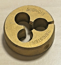Adjustable 1-1/2" Round Split Die 5/16"-18 NC Tungsten from 45 pc Tap & Die Set