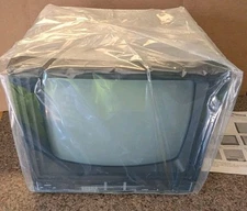 Ikegami PM-127 VINTAGE UNUSED PICTURE Monitor WITH BOX LOOK READ DIEBOLD BADGE