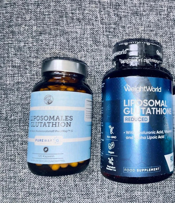 2x Liposomales Glutathion Paket - Antioxidanten, NAC, Alpha-Lipoic, Glycine