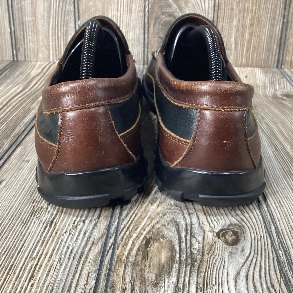 Черные коричневые валуны Allen Edmonds размер 10 E венецианские мокасины для вождения - Изображение 4 из 4