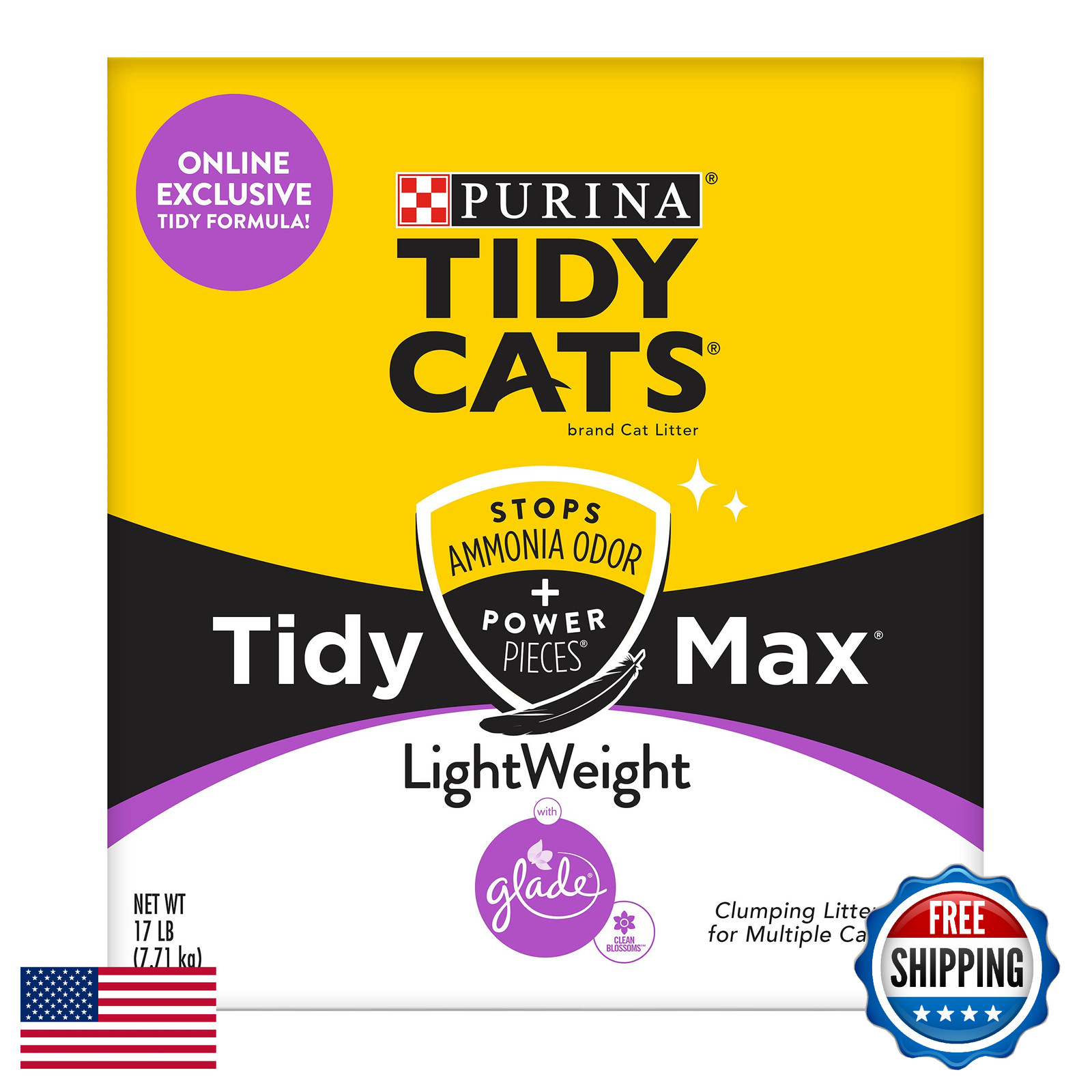 Purina Tidy Cats Tidy Max Lightweight Multi-Cat Clumping Lit
