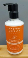 Crabtree Evelyn POMEGRANATE ARGAN OIL Body Lotion 8.5 oz/250 mL, NEW No Box