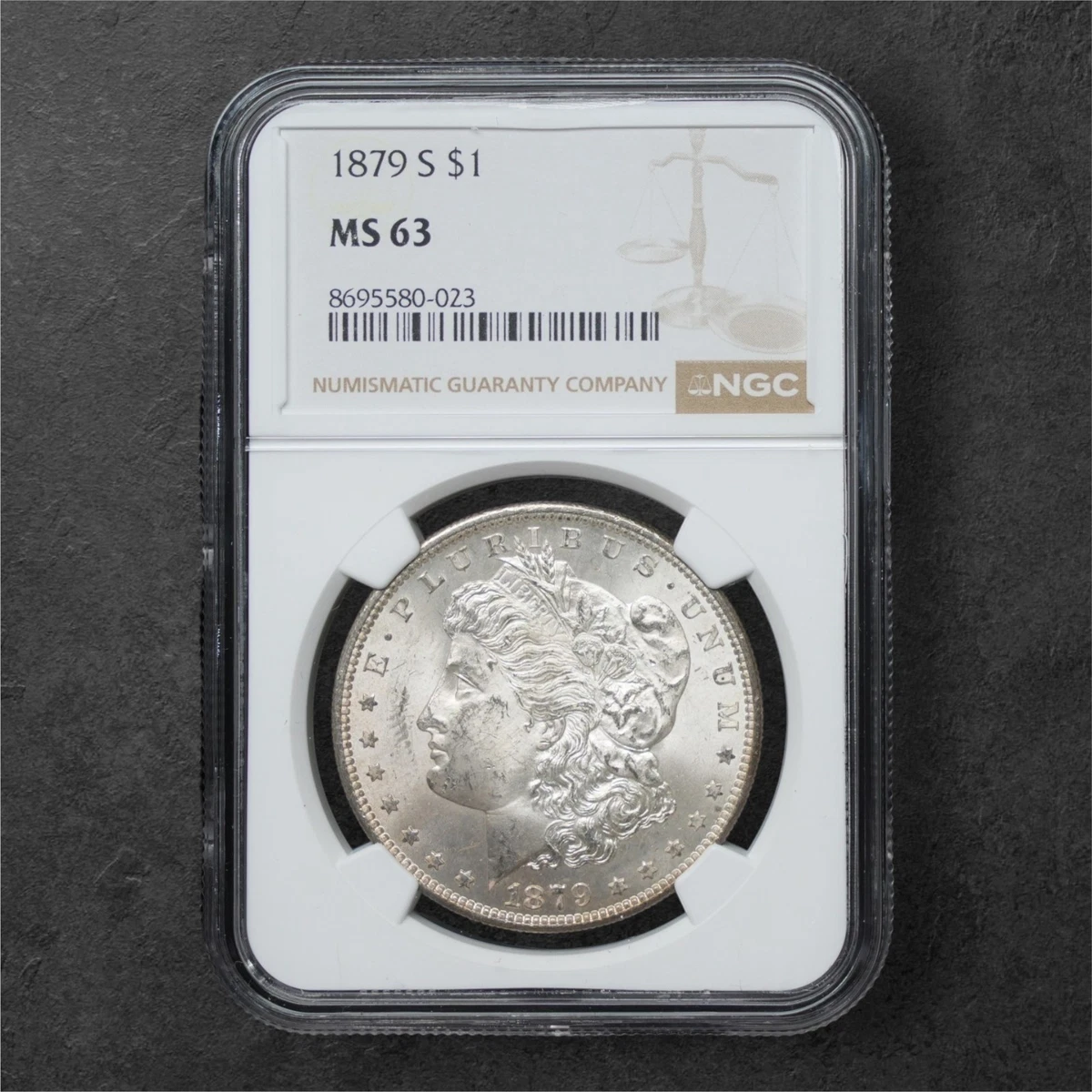 25+ Grade MS 63 Morgan US Dollars 1879 for sale | Updated Oct 2026