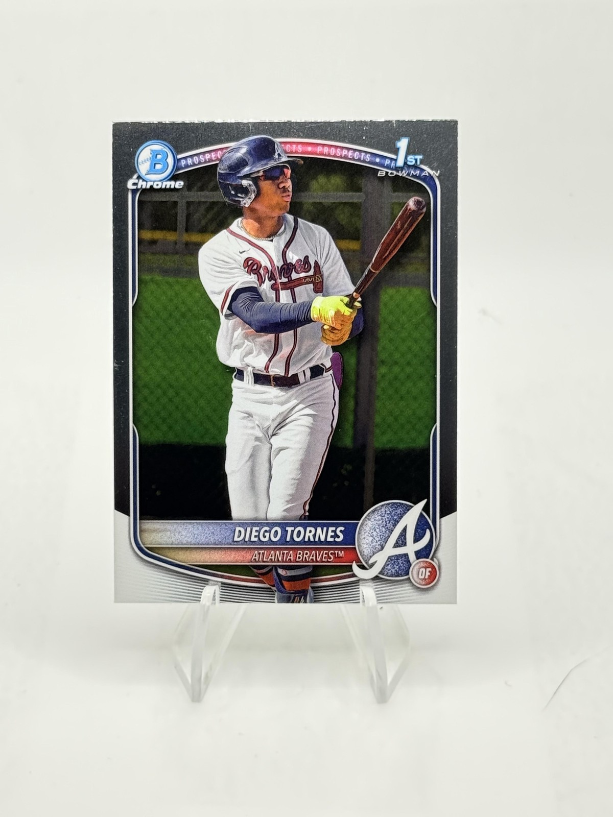 2025 Bowman Chrome Diego Tornes #BCP-214 Prospects Atlanta Braves