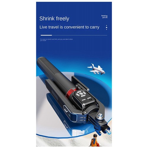 P325 Selfie Stick Four Legged Stand with Detachable Dual Bluetooth Remote4539 - Picture 9 of 10