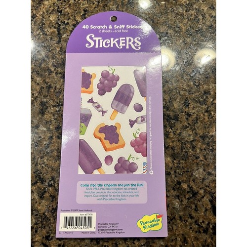 Peaceable Kingdom 2010 Scratch And Sniff Stickers Lot Of 5 New In Packaging - Picture 5 of 11