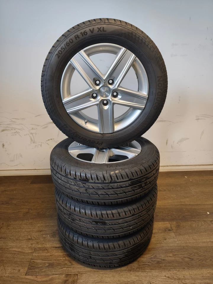 4 Sommerreifen 205/60R16 16"  Aluett Alufelgen KBA 49303 6,5Jx16 ET 48 - Bild 2 von 4