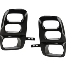 Fog Light Covers Set of 2 Front Driver & Passenger Side Left Right Pair