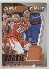 2021 Chronicles Draft Picks Threads Rookie Memorabilia Blue 52/99 Kai Jones 0eo6