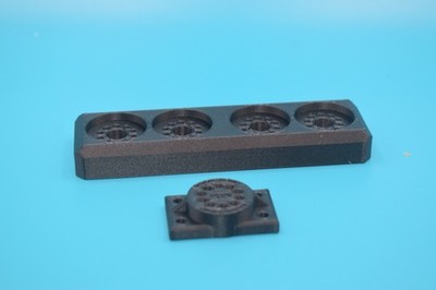 Vacuum Tube Quad 9 Pin Stand & Straightener Set - Fit ECC83/6BQ5 Type Pinouts