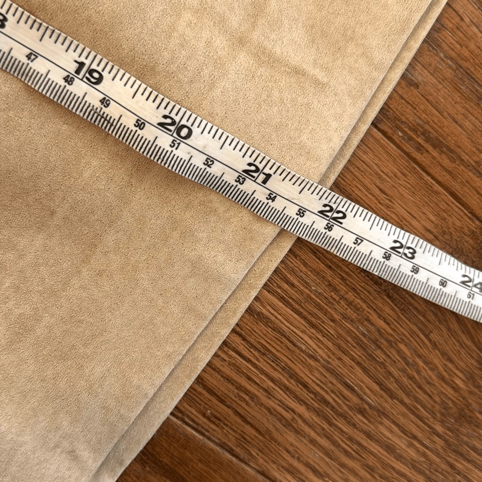 August Silk Vintage Logic cuero genuino puntada detalle falda 4 Foto 4 de 4