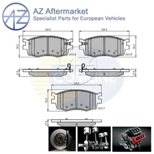 Fits Hyundai i20 2008- Kia Rio 2005-2011 + Other Models AZ Front Brake Pads Set