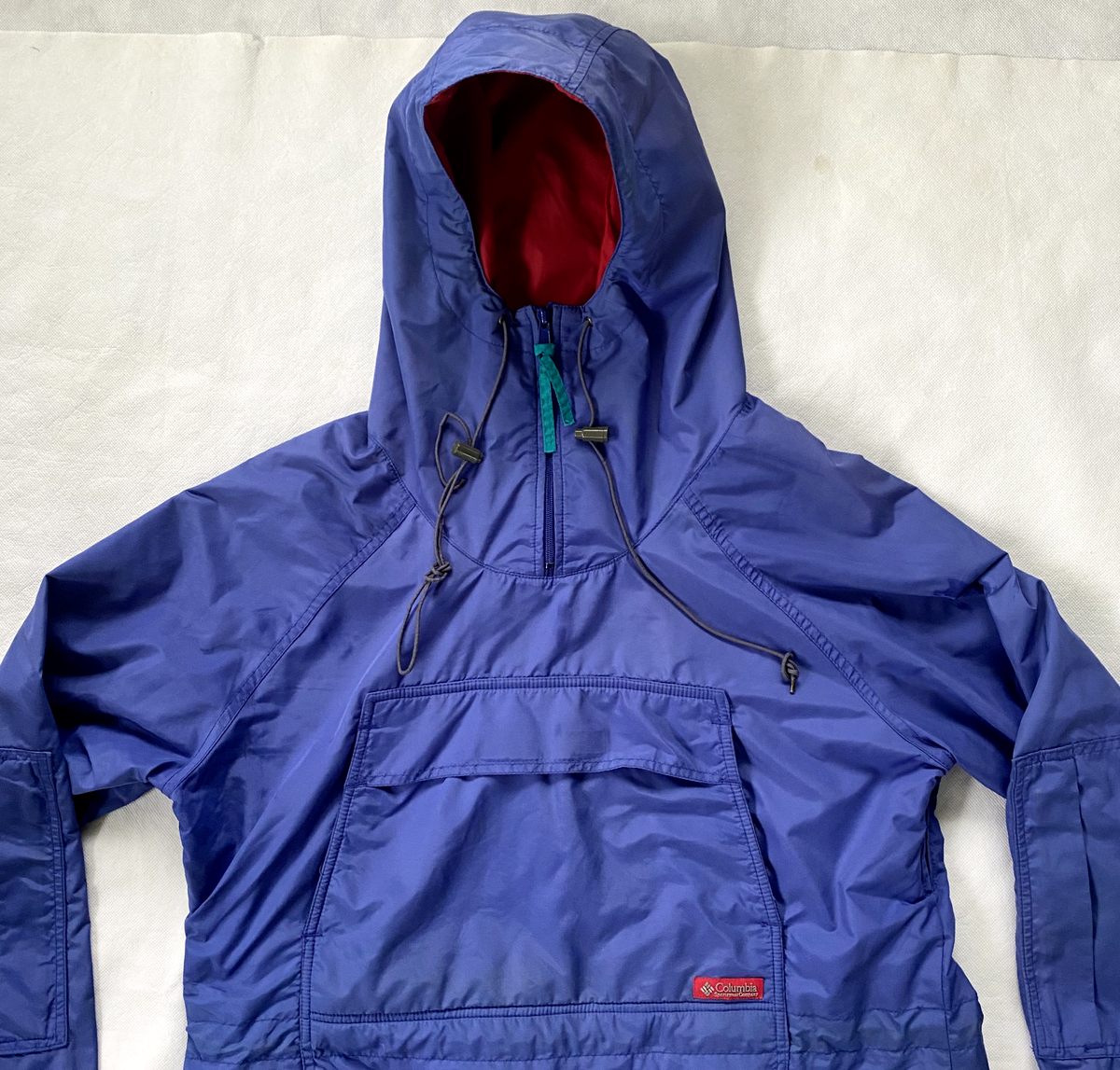 Vintage レア Columbia Anorak Ski Jacket Vintage Columbia Sportswear Jacket 90s VTG Anorak Hooded Pullover