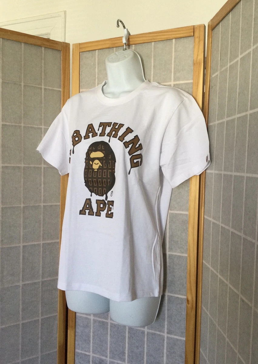 Bape /A Bathing Ape Women T Shirt Sz M NWT White