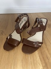 Esprit Peep Toes Pumps Keilabsatz Plateau Schuhe Offen Größe 36