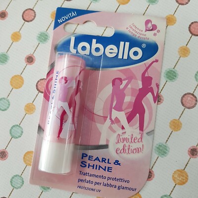 LABELLO Pearl & Shine LIMITED EDITION protezione UV HYDRAMINA DA COLLEZIONE RARO
